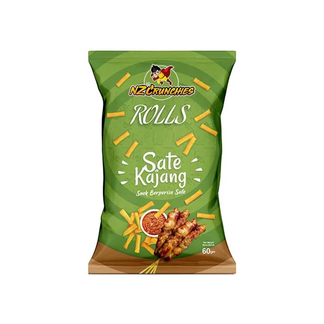 Мясовые закуски, Halal закуски, NZC в рулонах, Sate Kajang (SATAY), уникальные хрустящие, всегда вкусные, сделано в малайзии