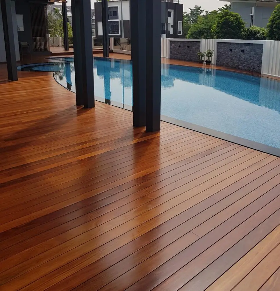 
Solid High Quality Teak Wood Cumaru Decking Best Price 