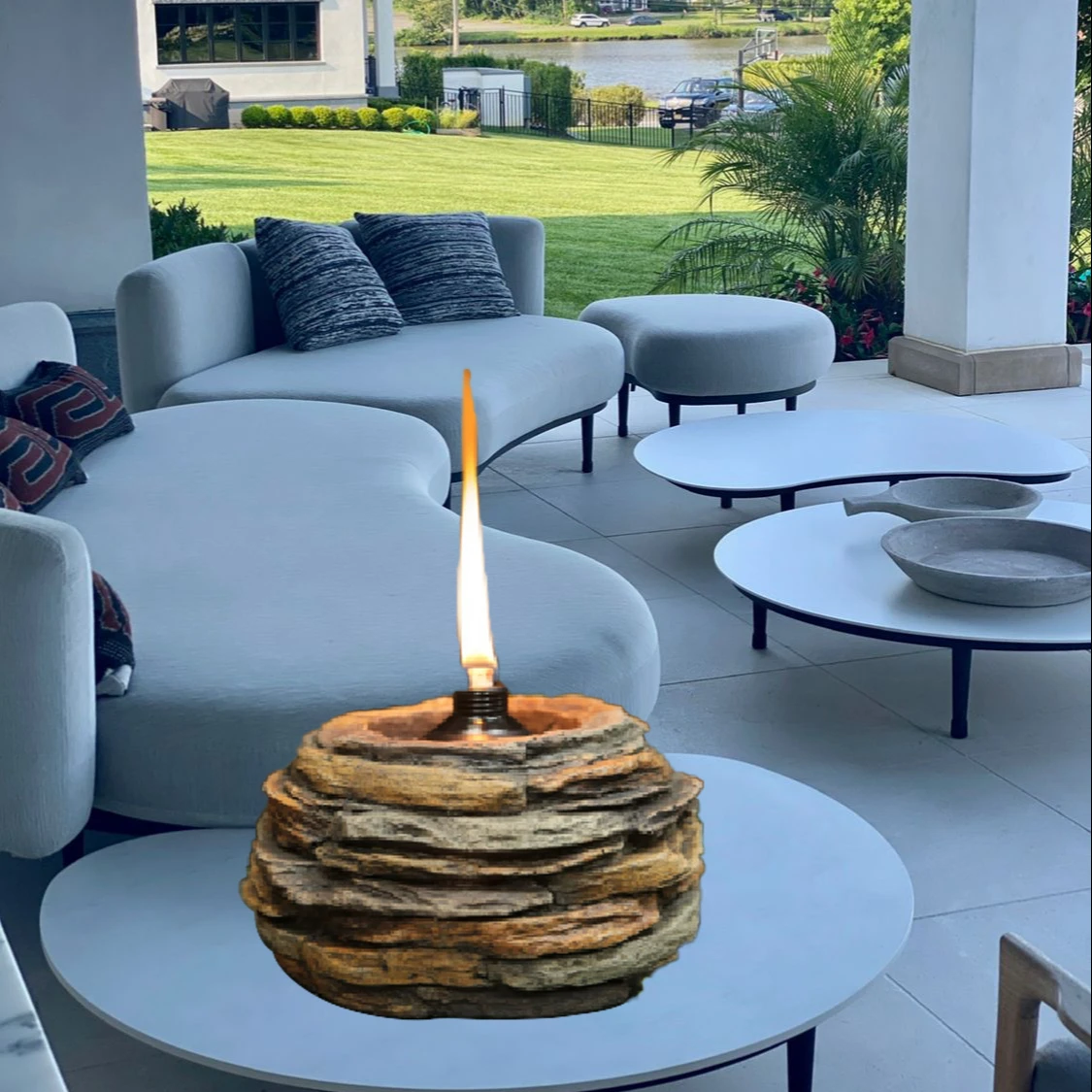 BSCI factory Wholesale firepits Creative design for Indoor Outdoor Fire Bowl Clean Burning Bio Ethanol easy carry Fireplace