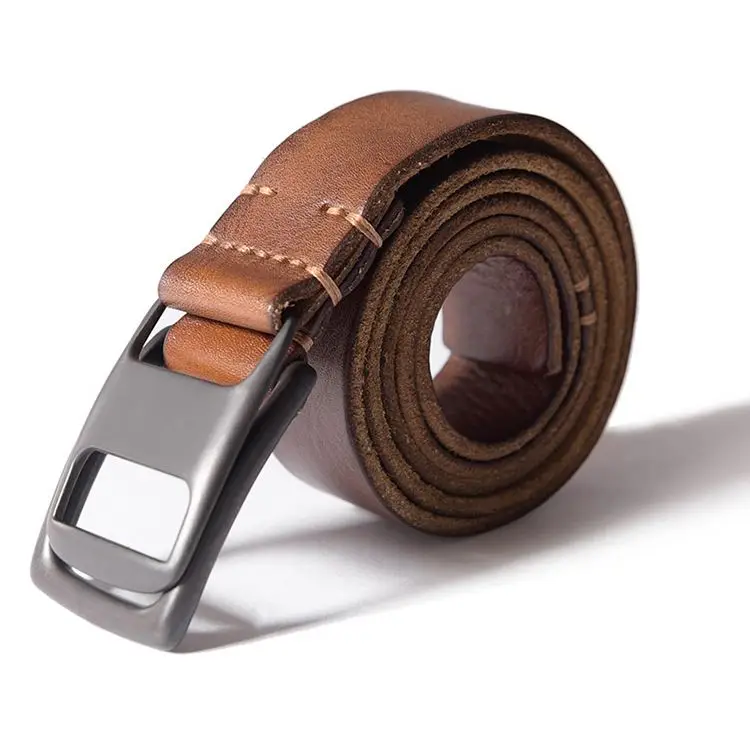 Мужской ремень из натуральной кожи с возможностью нанесения логотипа на заказ