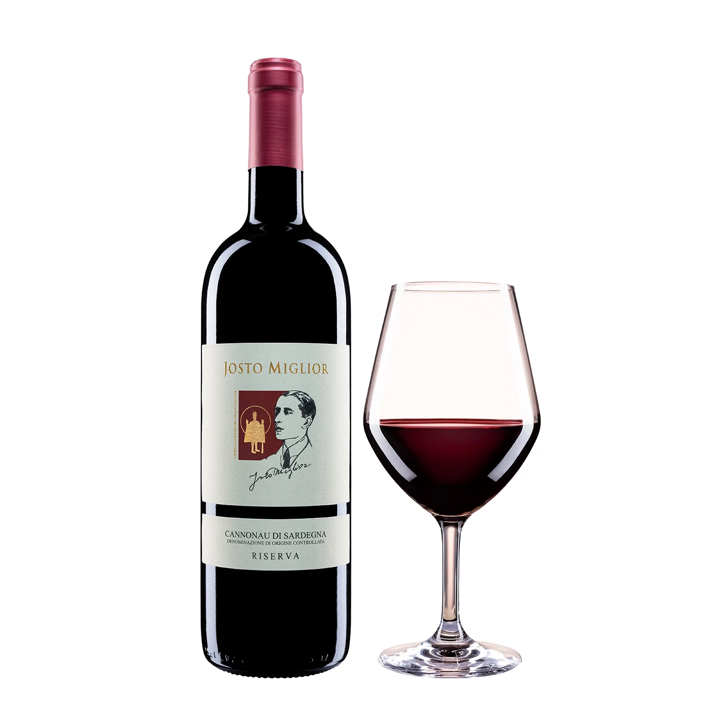 Best Quality Wine Made in Italy Cannonau Di Sardegna Doc  Dry Red Wine Reserve Bottle  75 CL