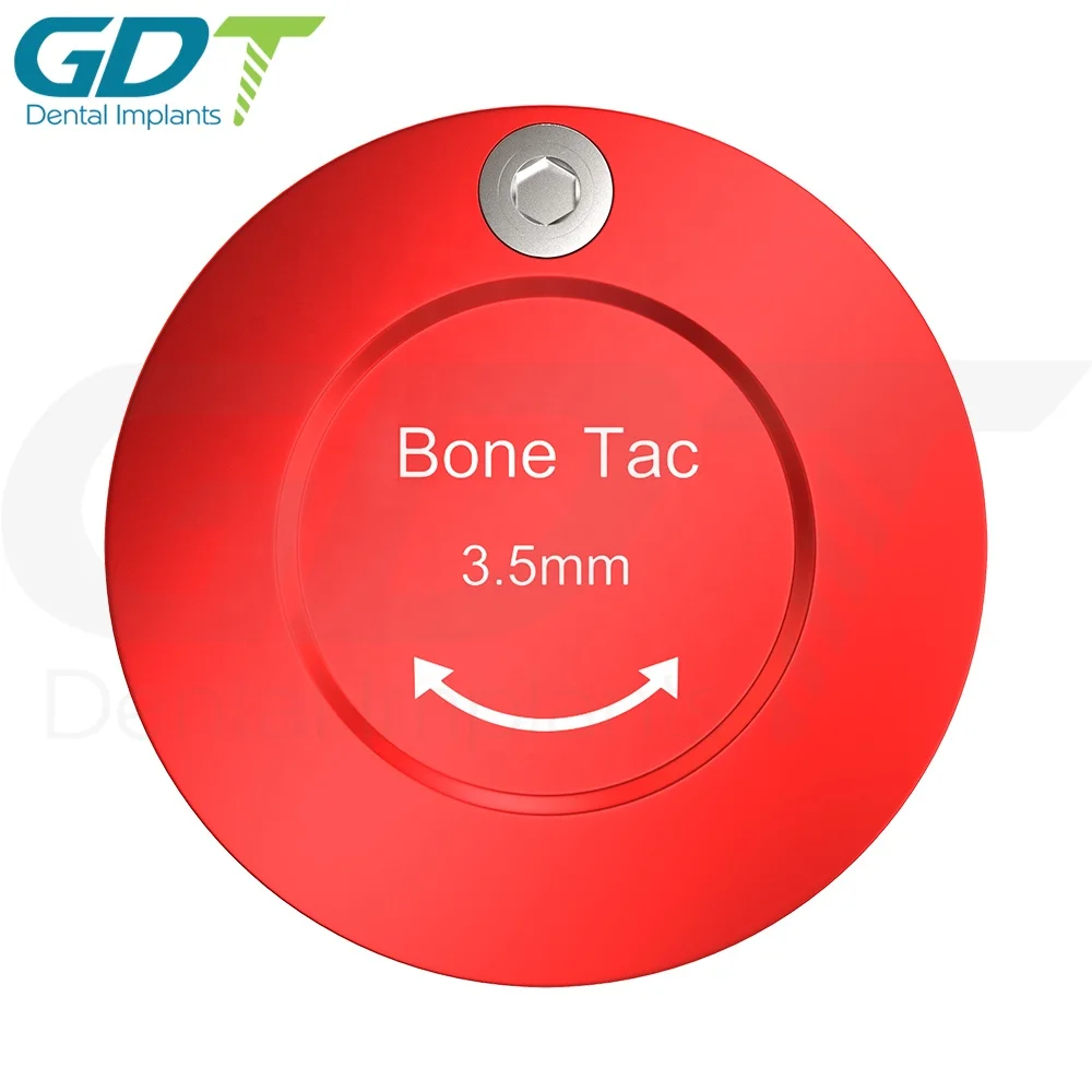 GBR System Bone Tac Screw Diameter 3.5mm Red Case Mesh Membrane Fixation Dental Implant