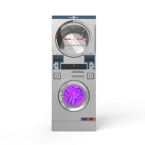 Automatic Coin Operation Cloth Washing Machine With Tumble Dryer for Commercial