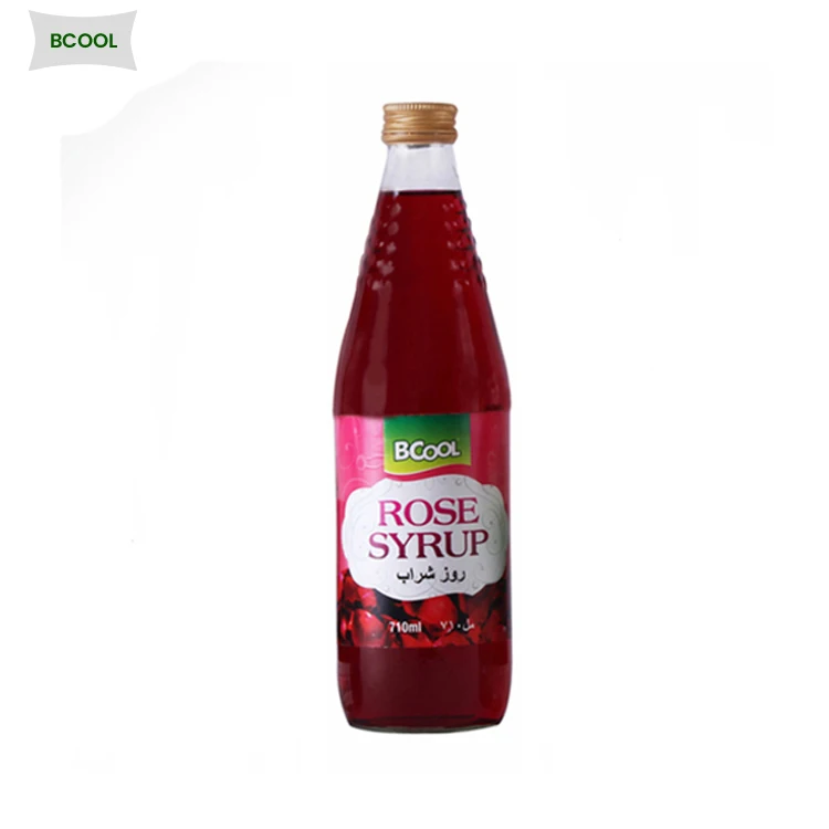 Manufacturer of Good Quality Bulk Selling Rose Syrup for Beverage