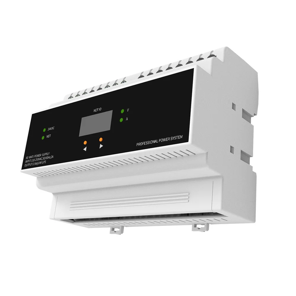 Easy Installation DIN Rail 24V DC Power Supply Module Applied in DALI Gateway