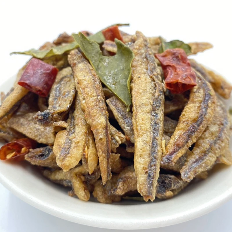 12 Months Shelf Life Dried Natural Seasoned Anchovy With Herb From Thailand Seafood Snacks