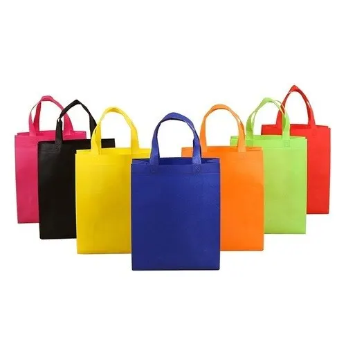 Hot Sale Custom PP Non Woven Tote Bag Recycle Shopping   Plastic bags custom color logo 22x60x30 cm - Hanpak JSC With Logo OEM