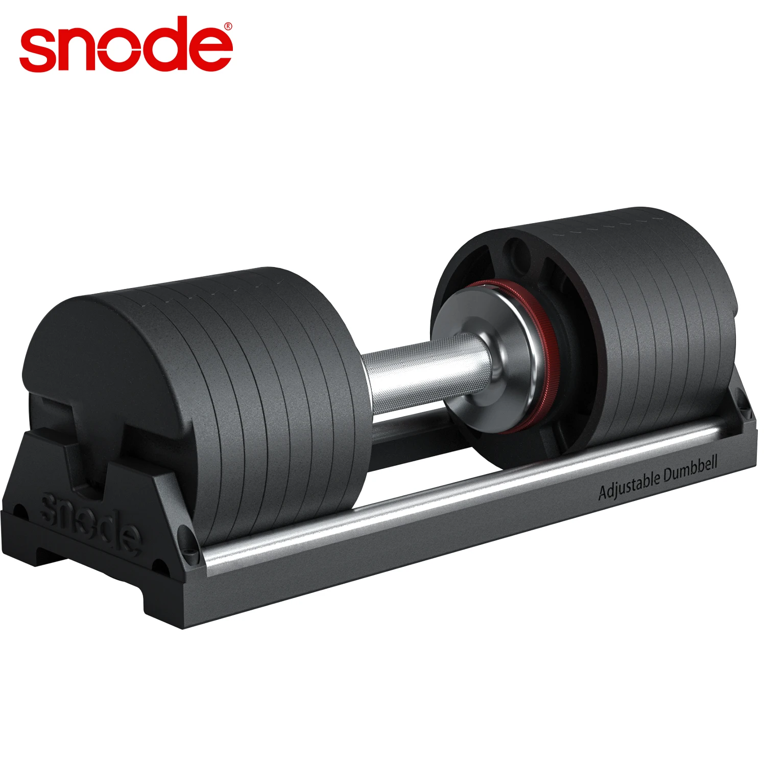 snode AD80 adjustable dumbbell 40kg 22kg 80lbs hot sale all iron quickly adjust Free weights High quality dumbbells