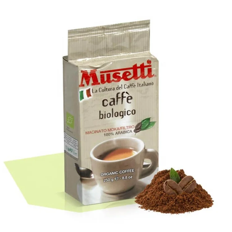 Органический вакуумный мешок arabica 100% г органический биомолотый кофе фирменной торговой