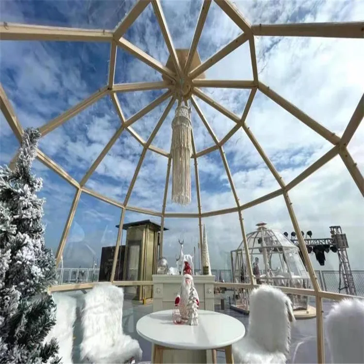 Tent Dome 77 M2 Custom Trade Show Outdoor 8 Side Dome Tent For Promotion Outdoor Tent Bubble