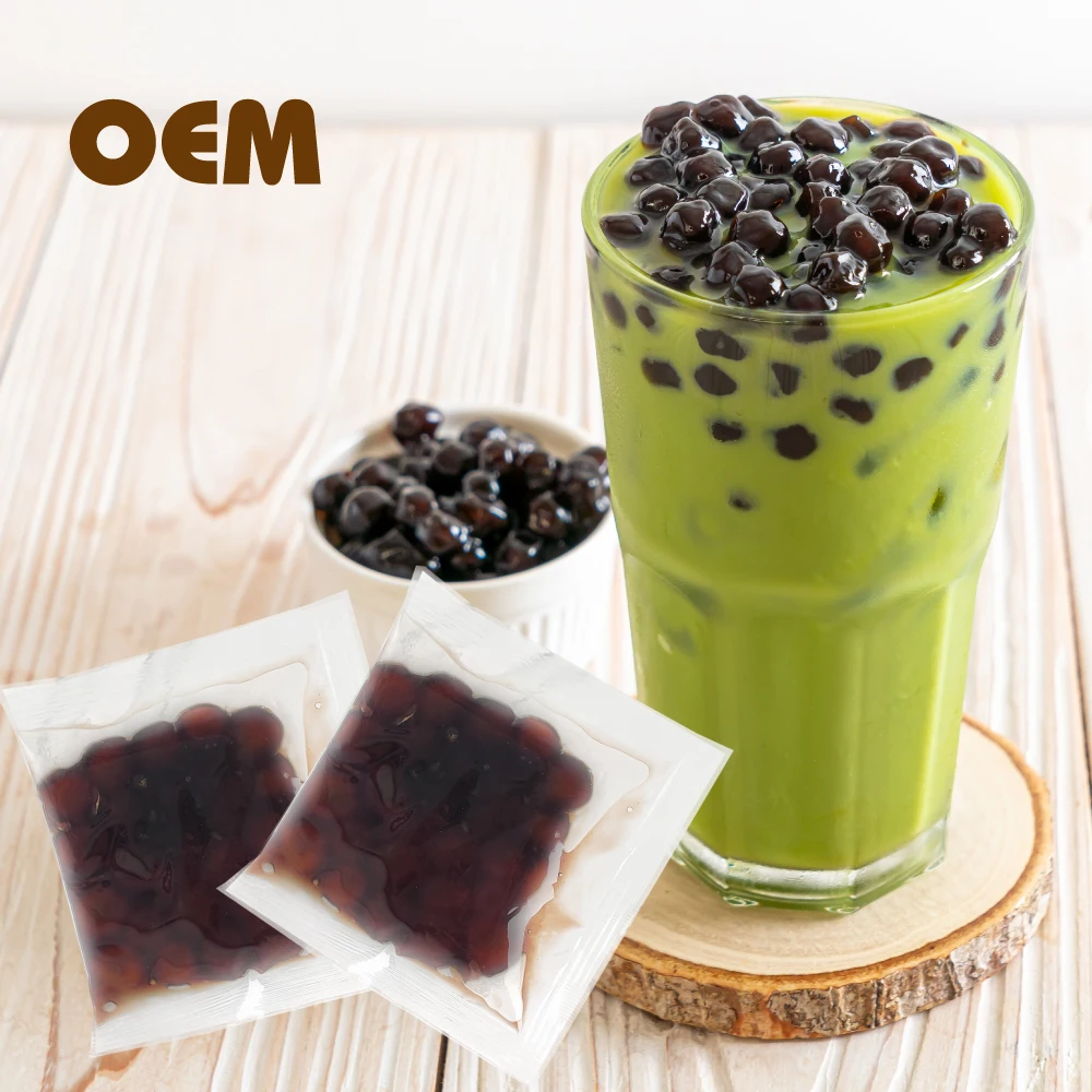 Door To Door Shipping 30 grams OEM Tapioca Pearls Instant Boba Pack