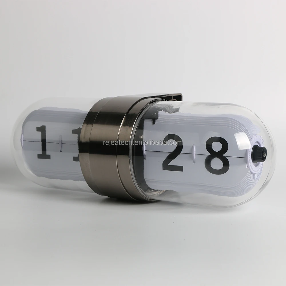 
 Лидер продаж, Amazon, премиальные стеклянные часы-раскладушки, креативные домашние и офисные настольные украшения, часы-капсулы с переворачивающимися цифрами  