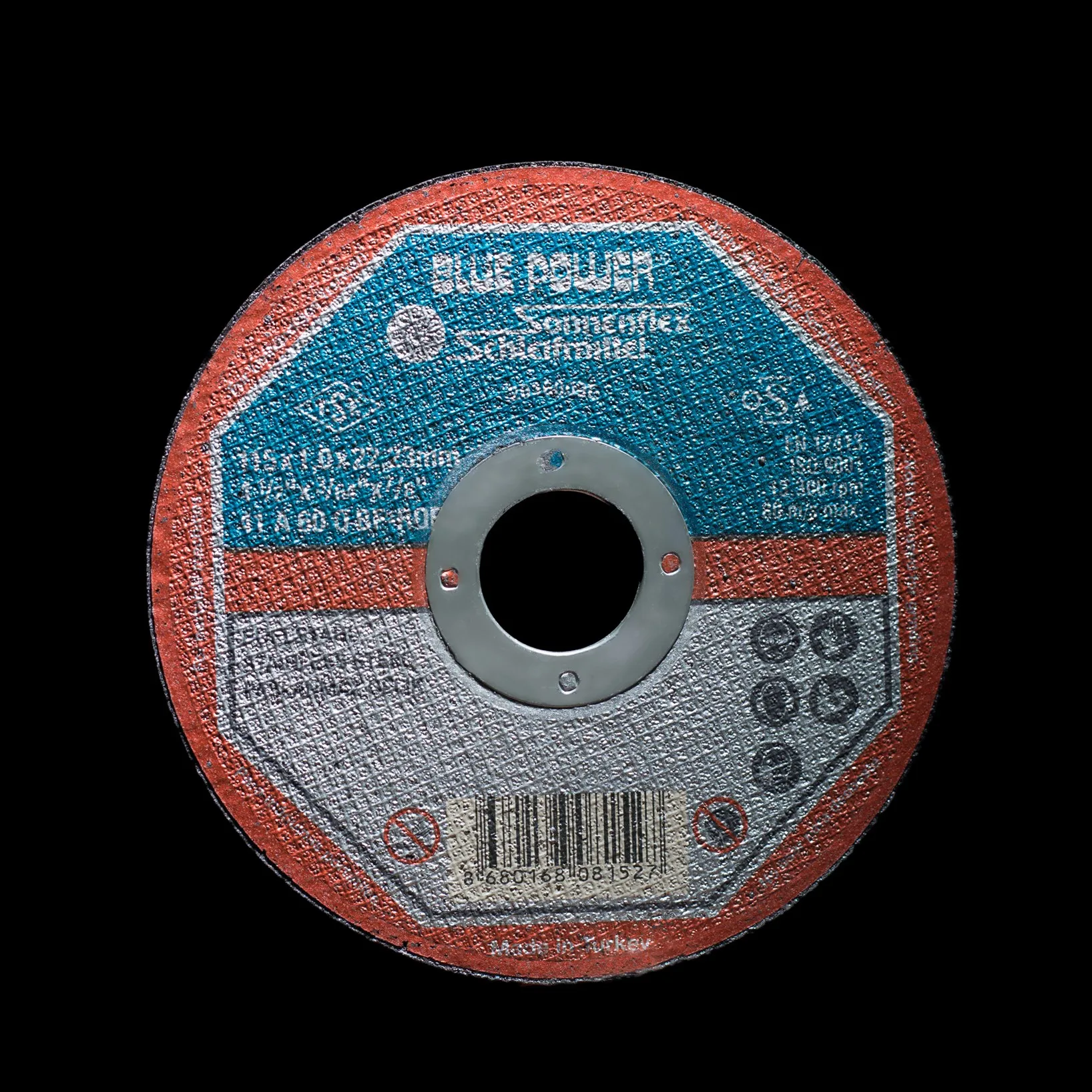 EUROCUT INOX THIN CUTTING DISC 4.5' Inc 115x1x22mm ABRASIVE WHEEL WITH OSA CERTIFICATED for METAL and INOX