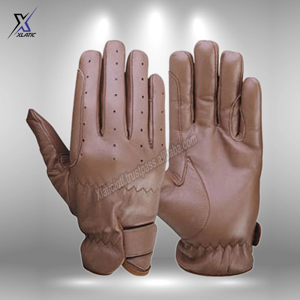 Custom High Quality Manufacturer hot sale jumping horse riding gloves pigskin leather breathable wearable custom logo barnds