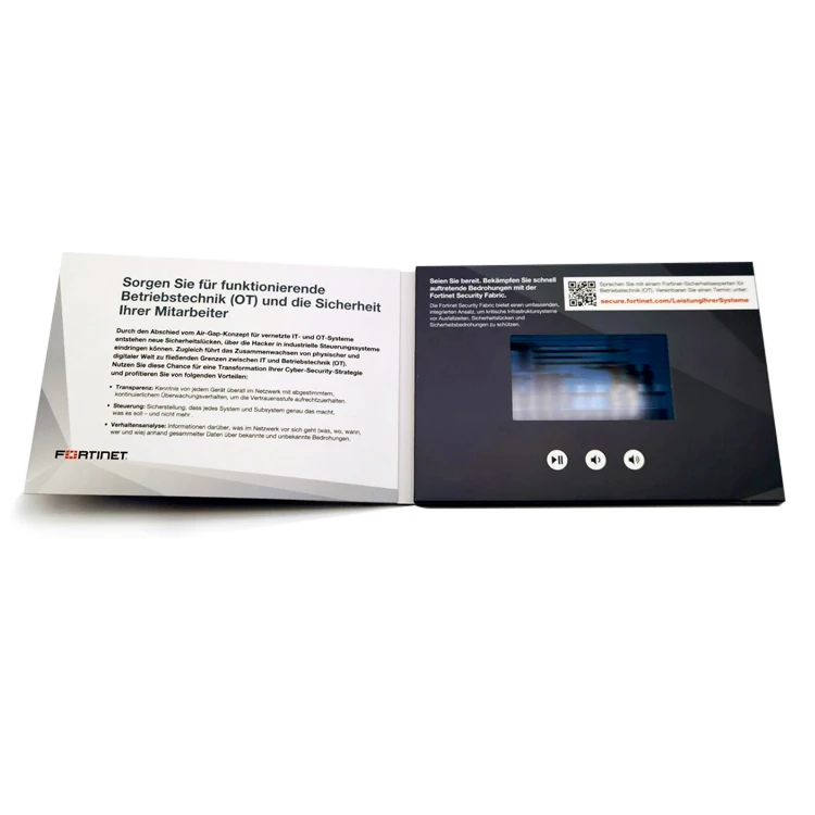 Chinese Homemade Wholesale maufacturer LCD video brochure module for strengthen business