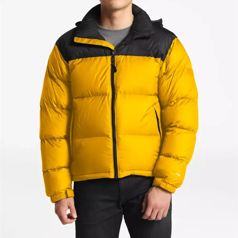 FIVEOCEANS 2020AW OEM High Quality mens Front Zip Up cropped winter 700 fill puffer jacket short 90% goose down jacket