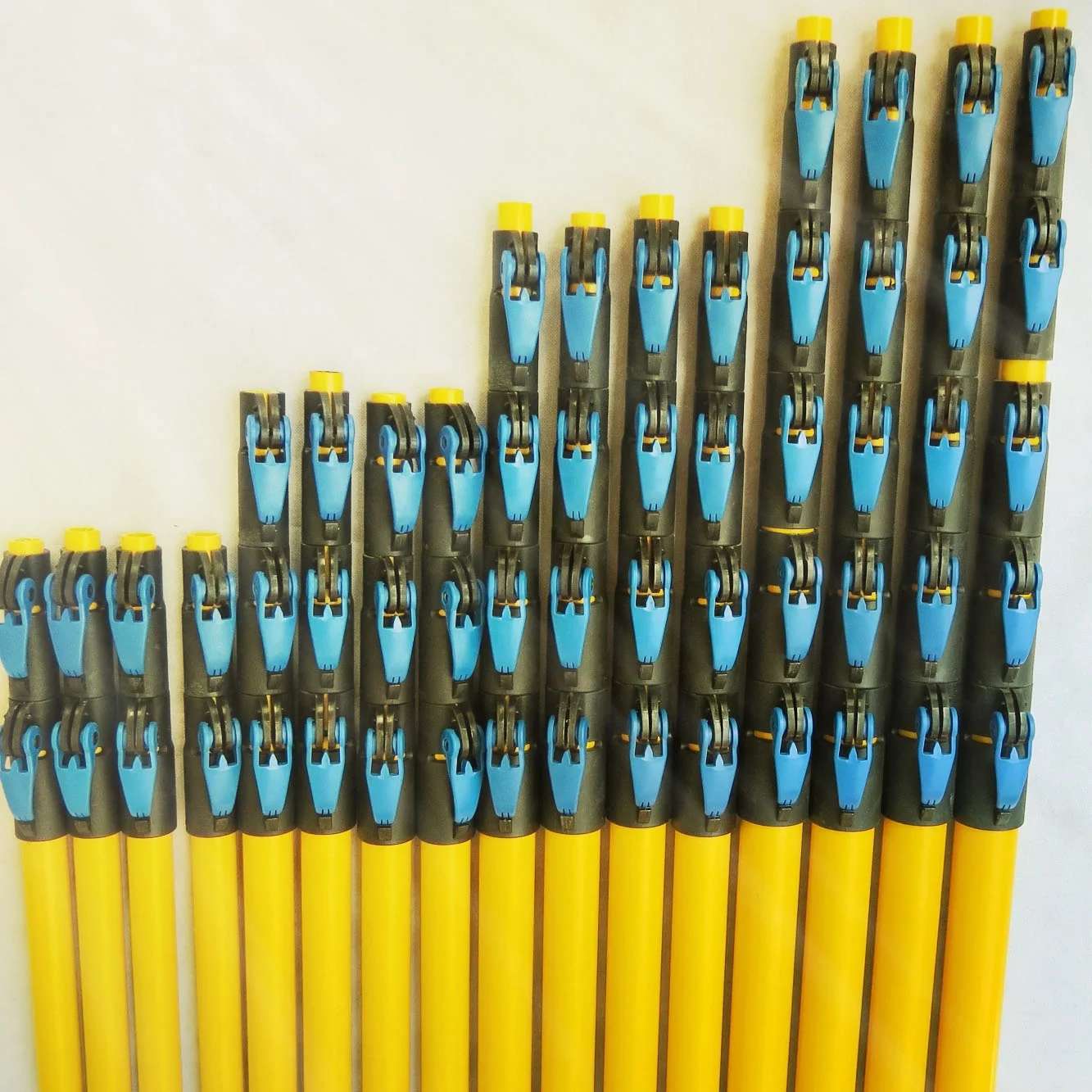 10m fiberglass telescopic poles