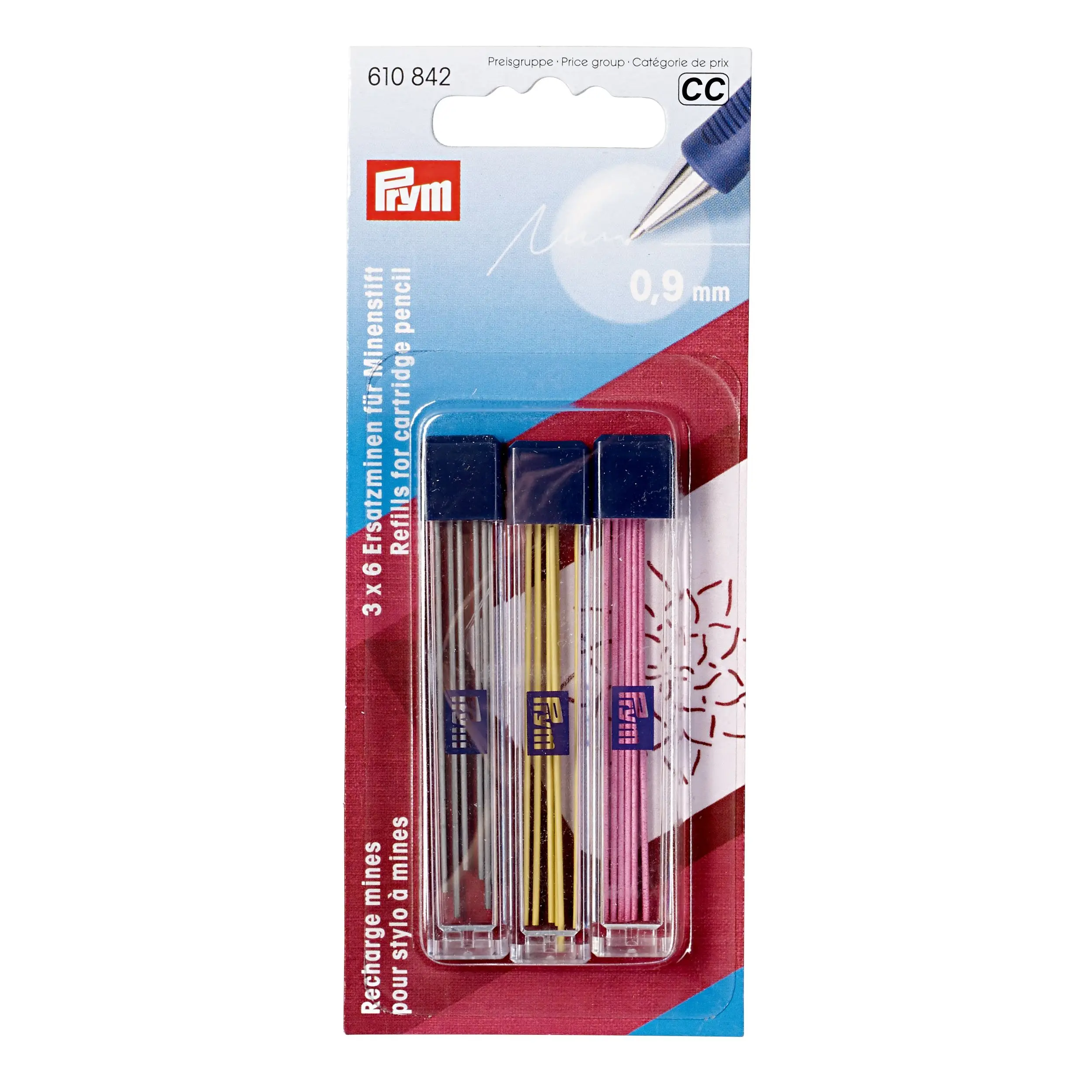 Prym любовь для заправки зажигалок картридж карандаш 610842 3 вида