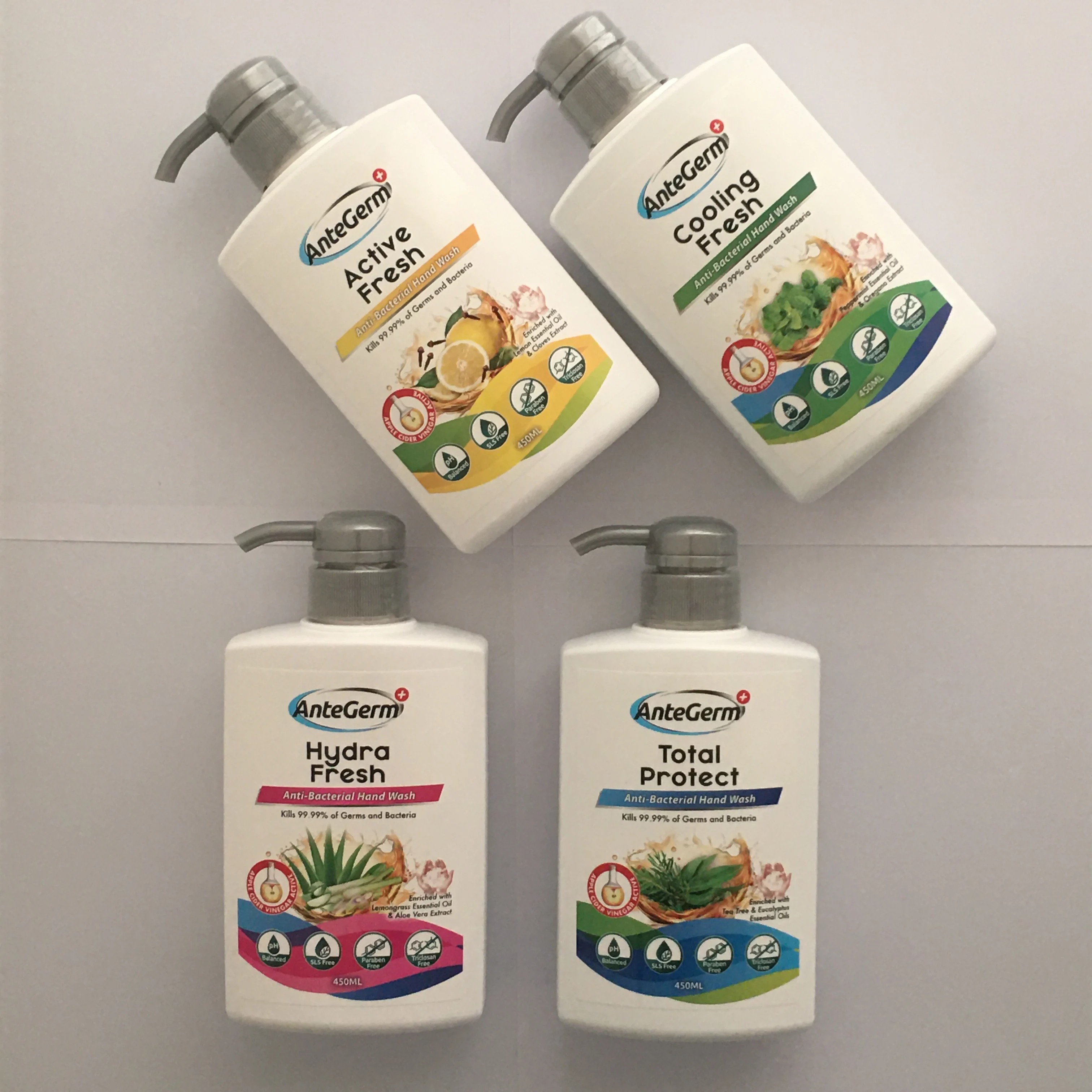 Malaysia OEM Hydra Fresh Hand Shampoo 450ml Liquid Gel for Strengthens Skin Barriers and Deep Hydration