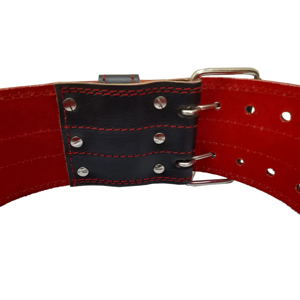 5mm Weightlifting Belt for Gym Fitness Training Workout Cross fit Bodybuilding leather power belt for gym Custom Logo And Design