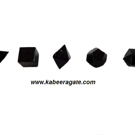 Black Tourmaline Sacred Geometry Set