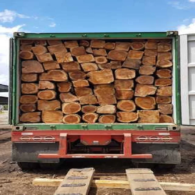 Europe White Oak Bilinga Wood Round Logs For Sale