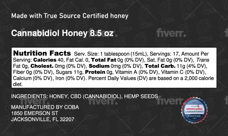 Pure Original quality organic Cannabidiol CBD Honey