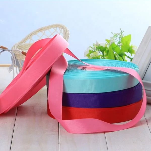 Ribbon factory customize custom printed grosgrain ribbon