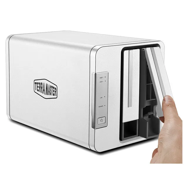 Оптовая продажа TerraMaster F2-210 2-Bay алюминий NAS Новый Хорошо