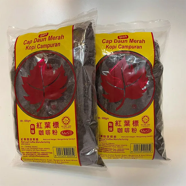 Best Price 12 Months Shelf Life Robusta Black Coffee Powder (600gm) Medium Roast Ground Coffee Ipoh Malaysia Manufacturer