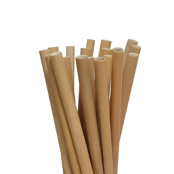 Multi-purpose bamboo bubble tea straw bamboo reusable straw set bamboo straws eco friendly