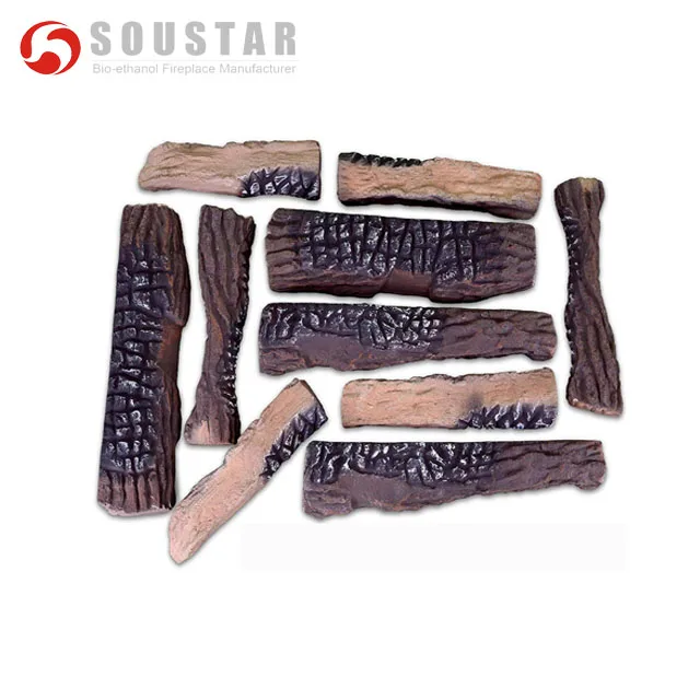 Аксессуары Freplace, керамические деревянные бревна для продажи