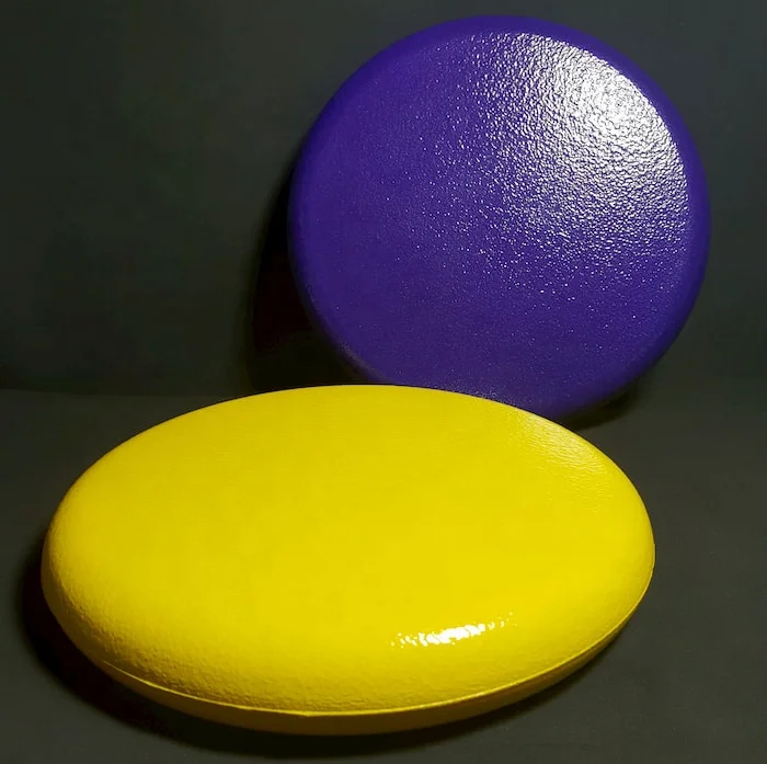 
High gloss coated PU foam flying disc 