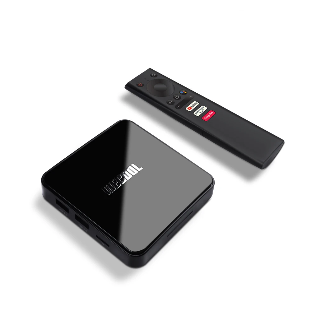 Оптовая продажа Mecool KM3 Google Certified Set Top Box Amlogic S905x 4 Гб Ram 64 Гб Rom Android 10,0 TV Box