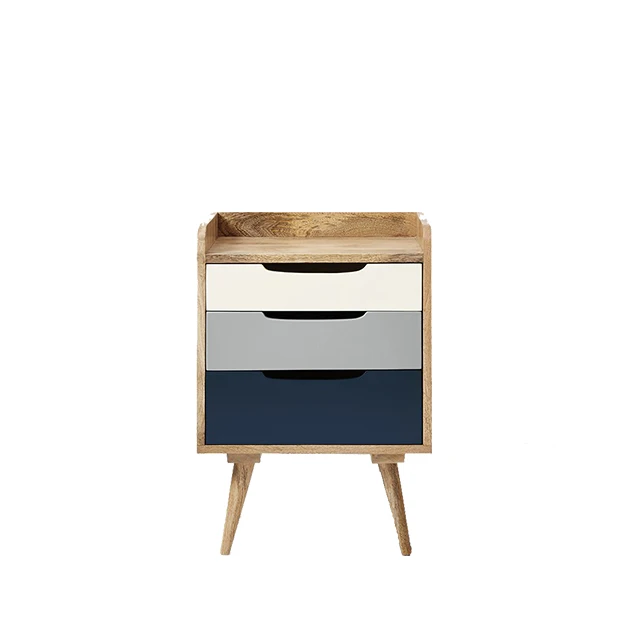 
Most Wanted Randall Bed Side Solid Teak or Mahogany Wood Bedroom Furniture 