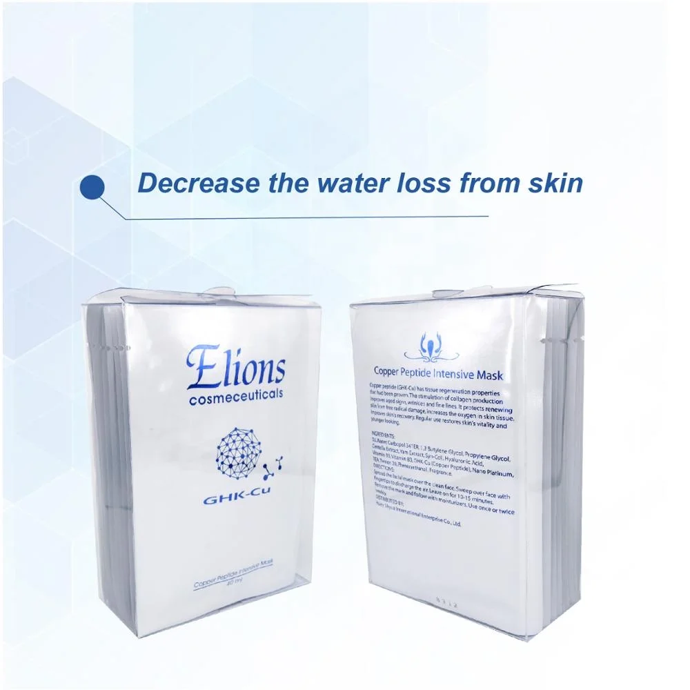 Taiwan Herb-Infused Facial Copper Peptide Sheet Collagen Hyaluronic Acid Lightening Pigmentation Ingredients Effective