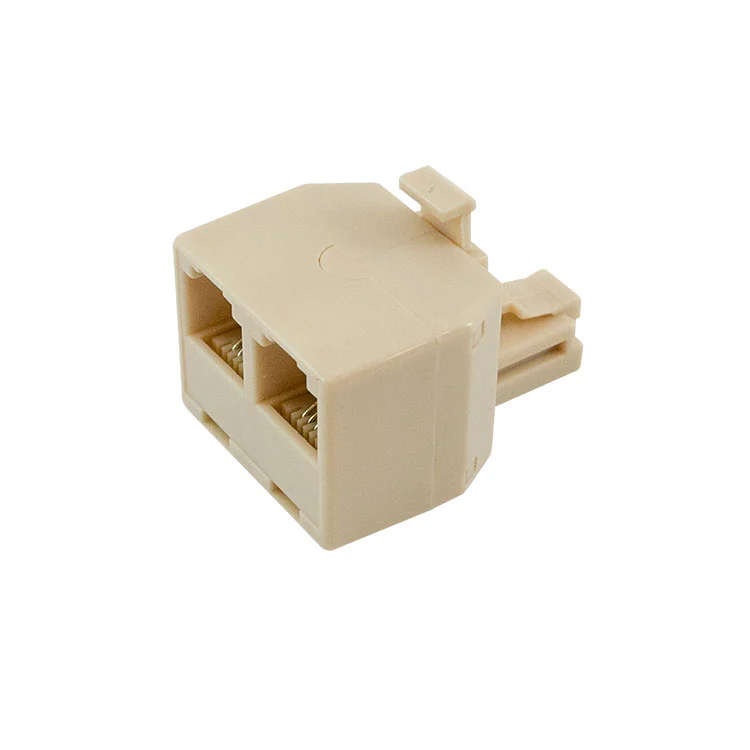 Modular Adaptor 2 way phone line splitter
