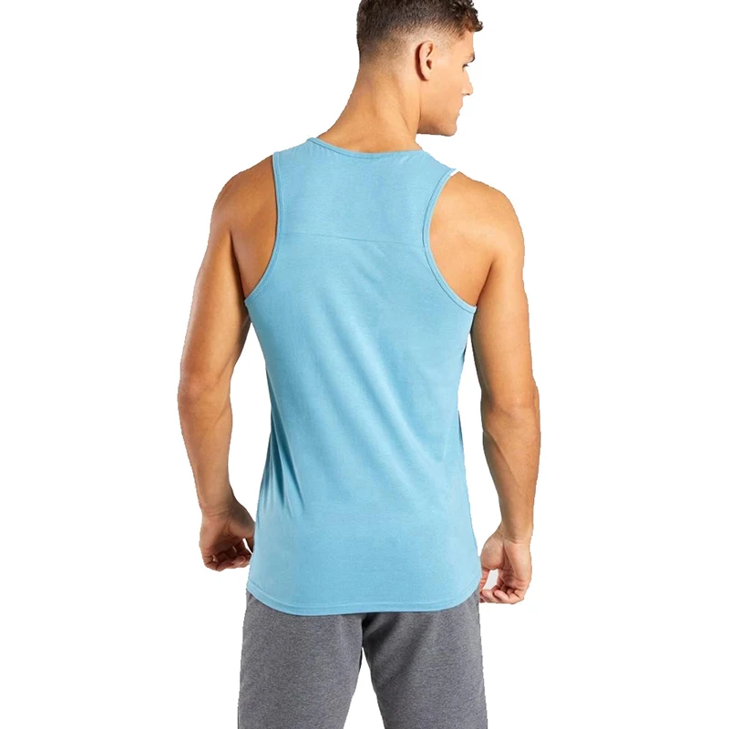100 Cotton Mens Pima Cotton Workout Singlet Gym Tank Top Casual Fitness Print XXL OEM Anti Style Time Fabric Pattern Hooded Pcs