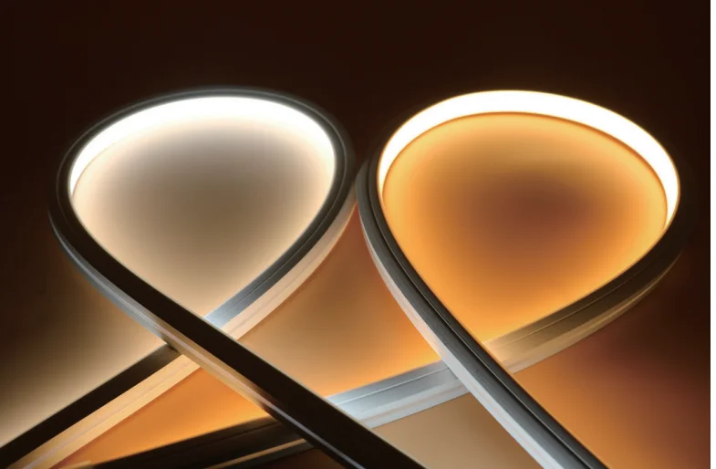 
led neon strip led strip soft strip without adhensive tape mirror lighting 12x12 mm 