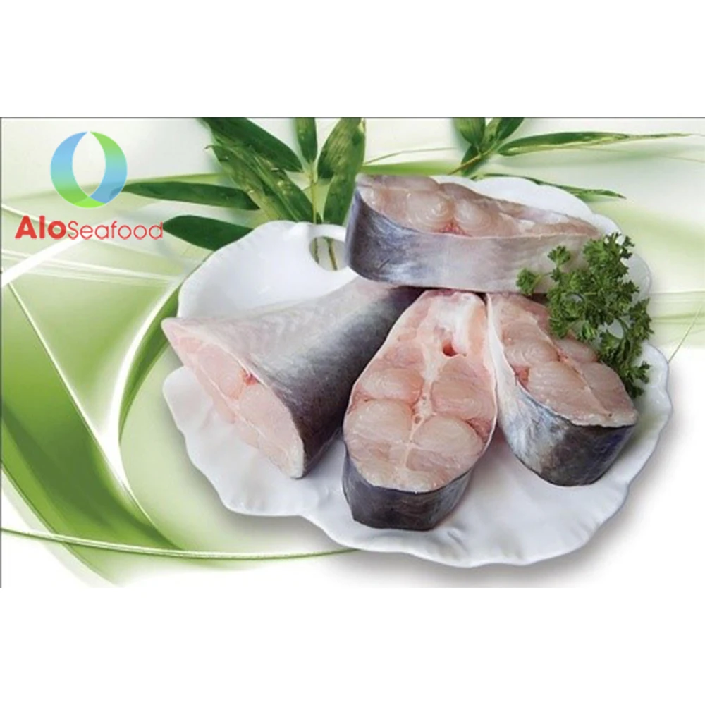 High quality Frozen Fish Pangasius Steak tail bone in and skin on with best price from Vietnam