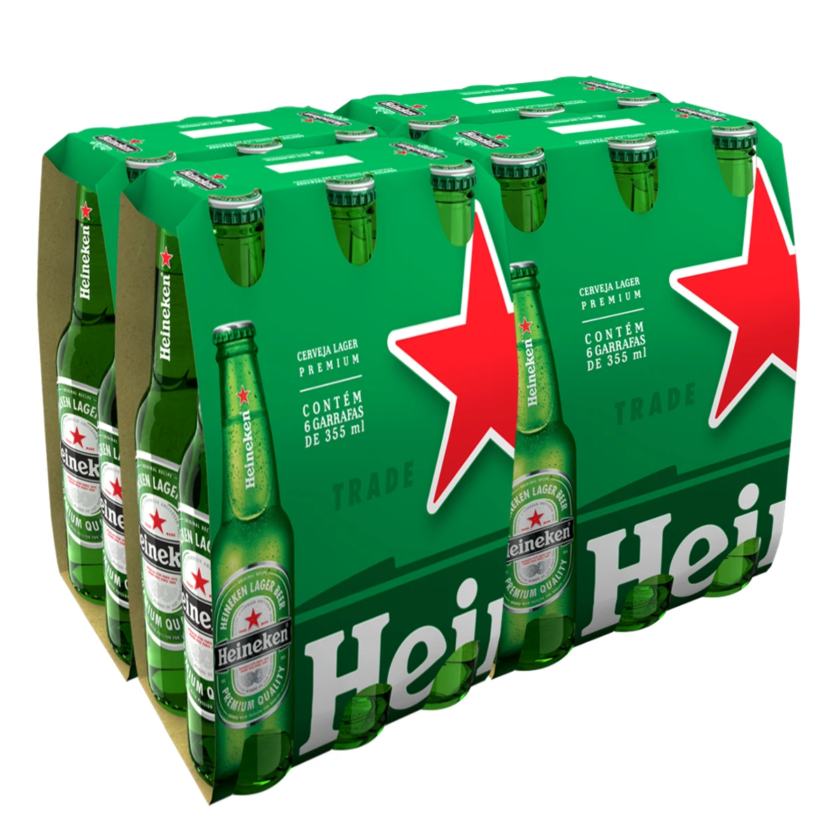 Оригинальная пивная банка Heineken 330 мл и бутылки голландского