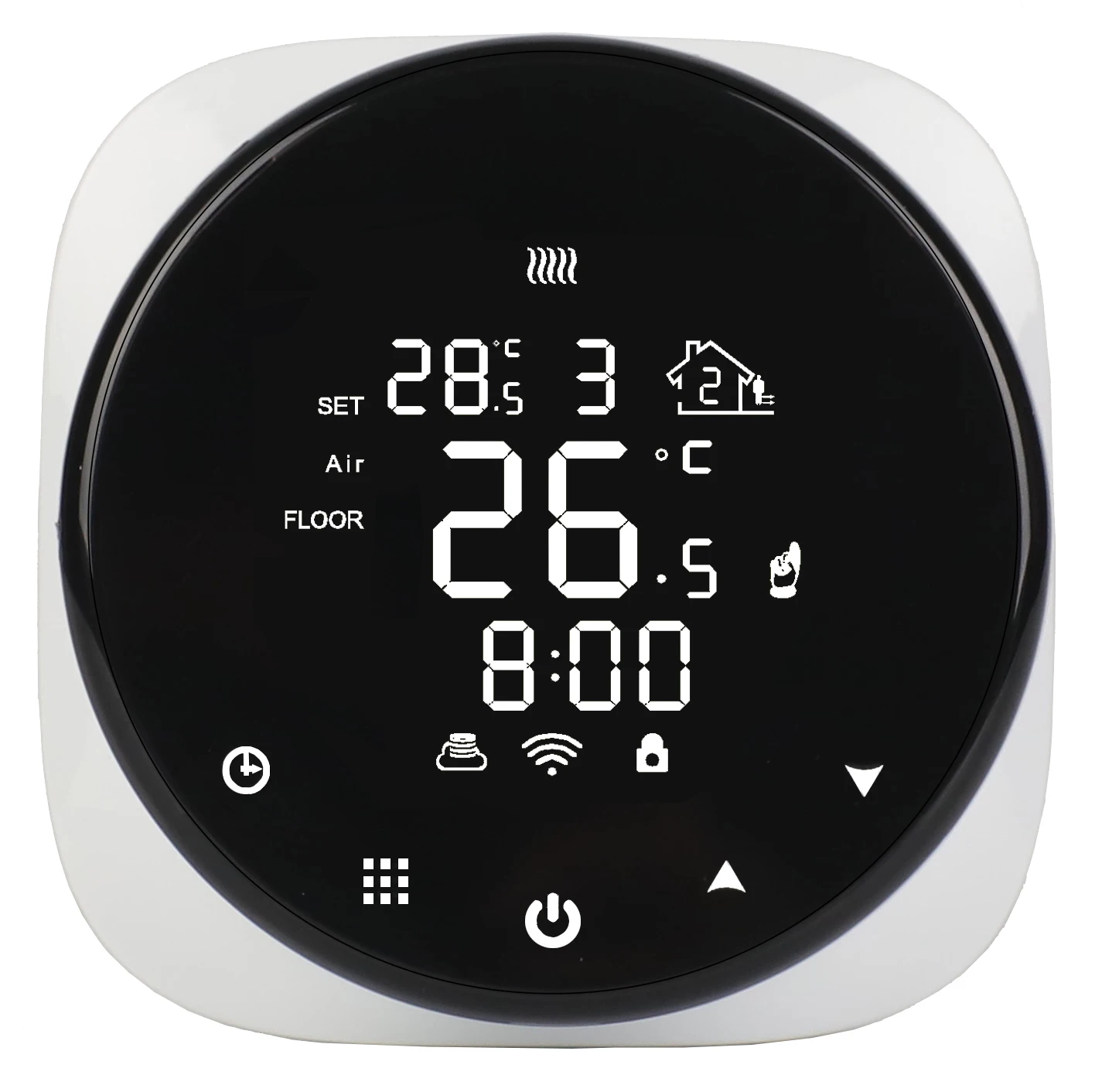 HY316WE-WIFI OEM WIFI Enabled Touch Screen temperature controller thermostat in floor water heating