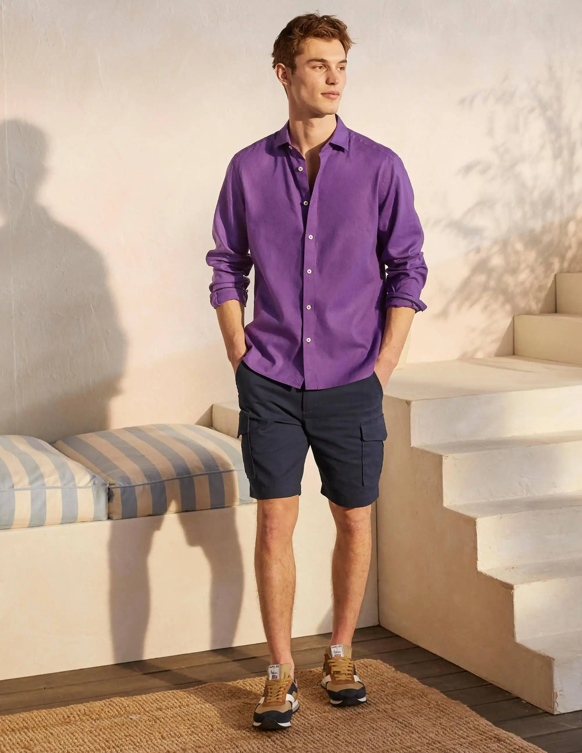 Men Custom Logo Printing Cheap Home Long Sleeve Casual polo Shirt for Men