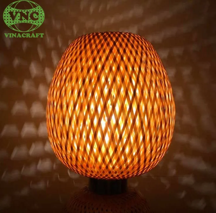 Vietnam Rattan Decorative Table Lamp Floor Modern for Bedroom