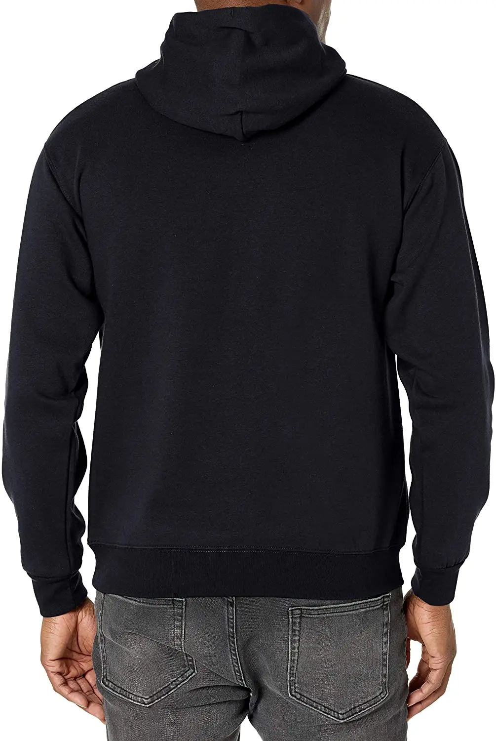 Мужская белая толстовка с капюшоном, 100 хлопок, с длинным рукавом