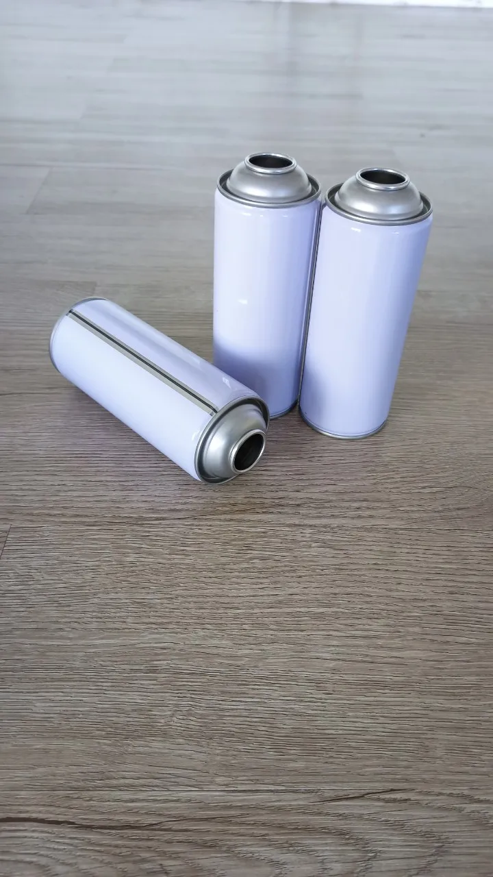 Exported Metal Packaging Aerosol Cans For Industrial Purpose Paint Cans In Cylinder Shape With 4 To 6 Colors
