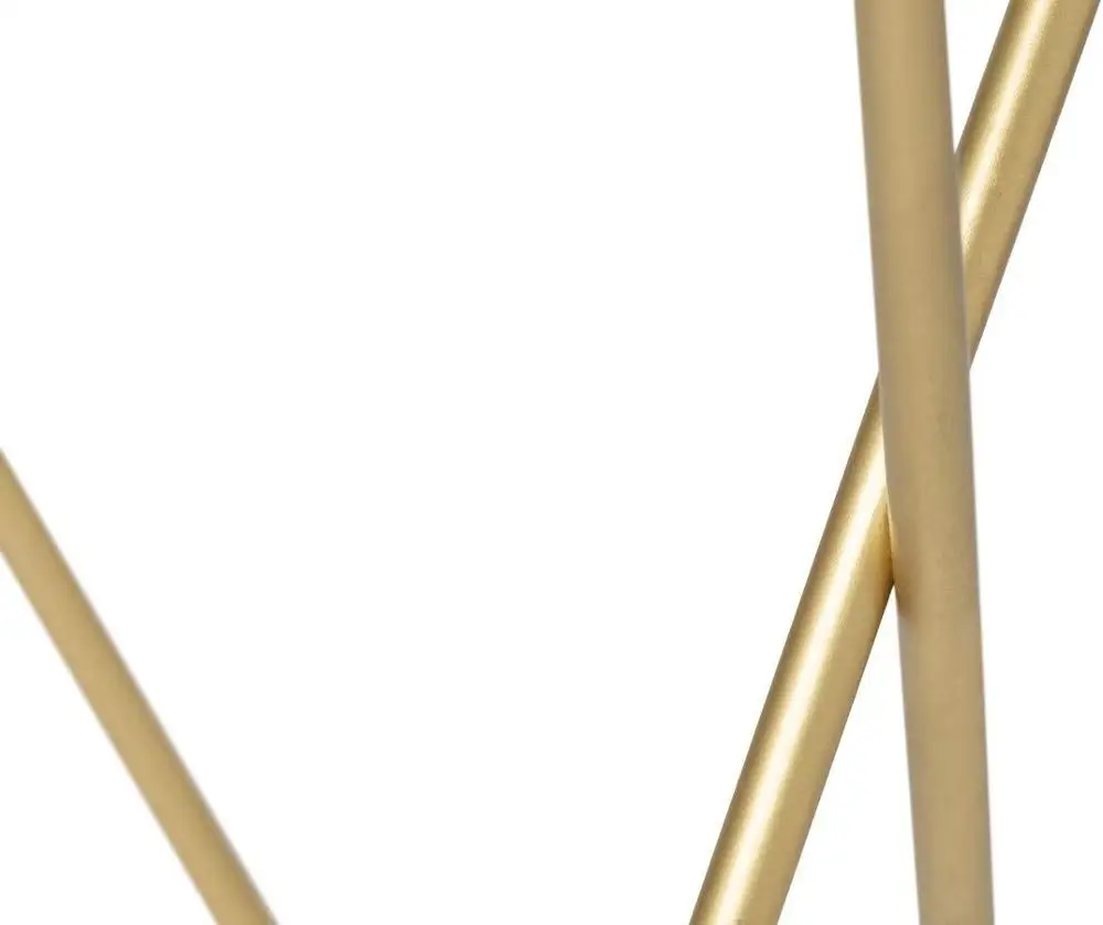 Gold Metal Glass Side Table, Small Round Coffee End Bedside Table Nightstand for Living Room, Kitchen, Bedroom, Office,