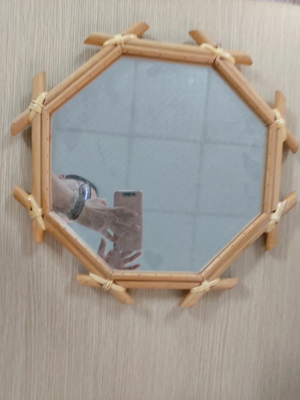 Coretta Rattan Leaner Mirror Natural and Black Mirror from Vietnam Decorative Flowers & Wreaths,preserved Flowers & Plants Daily