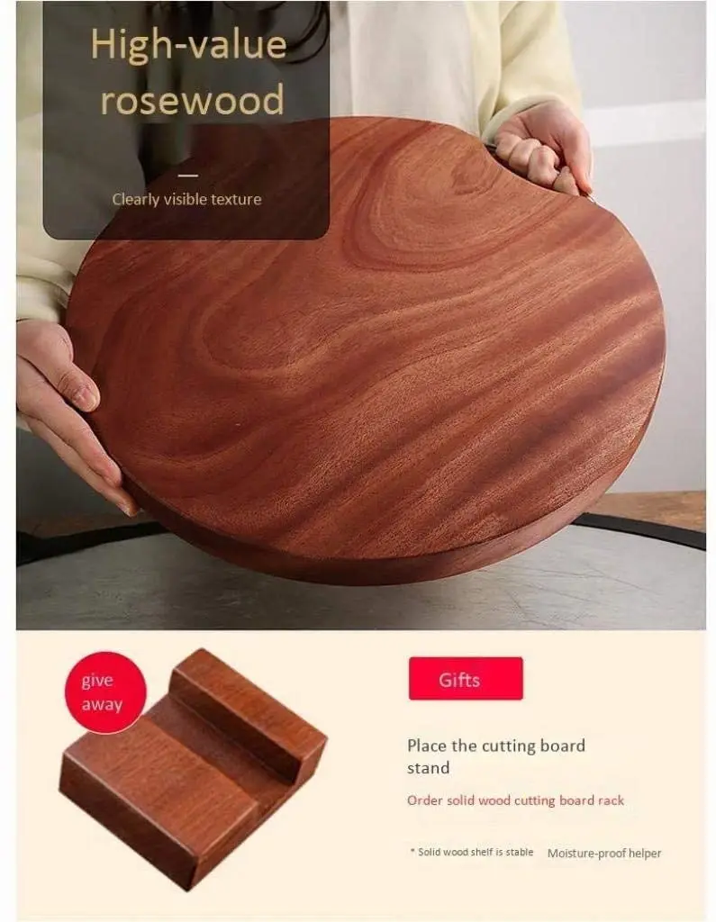 Rosewood Chopping Board And Serving Plate