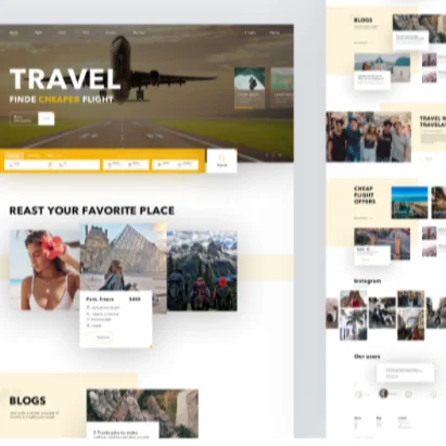 Online Flight Booking Website Design& Development